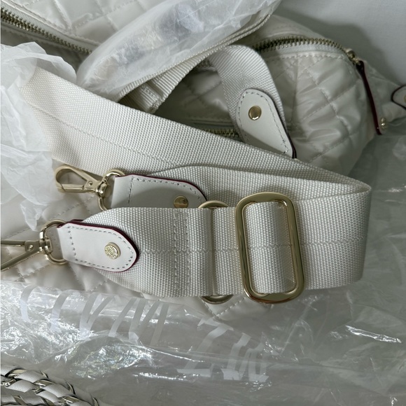 MZ Wallace White Quilted Crossbody Bag - Picture 9 of 11